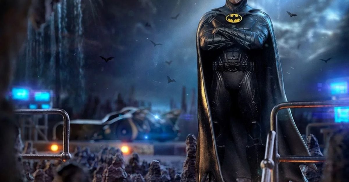 Iron Studios Latest The Flash Statue Brings Back an Aged Batman