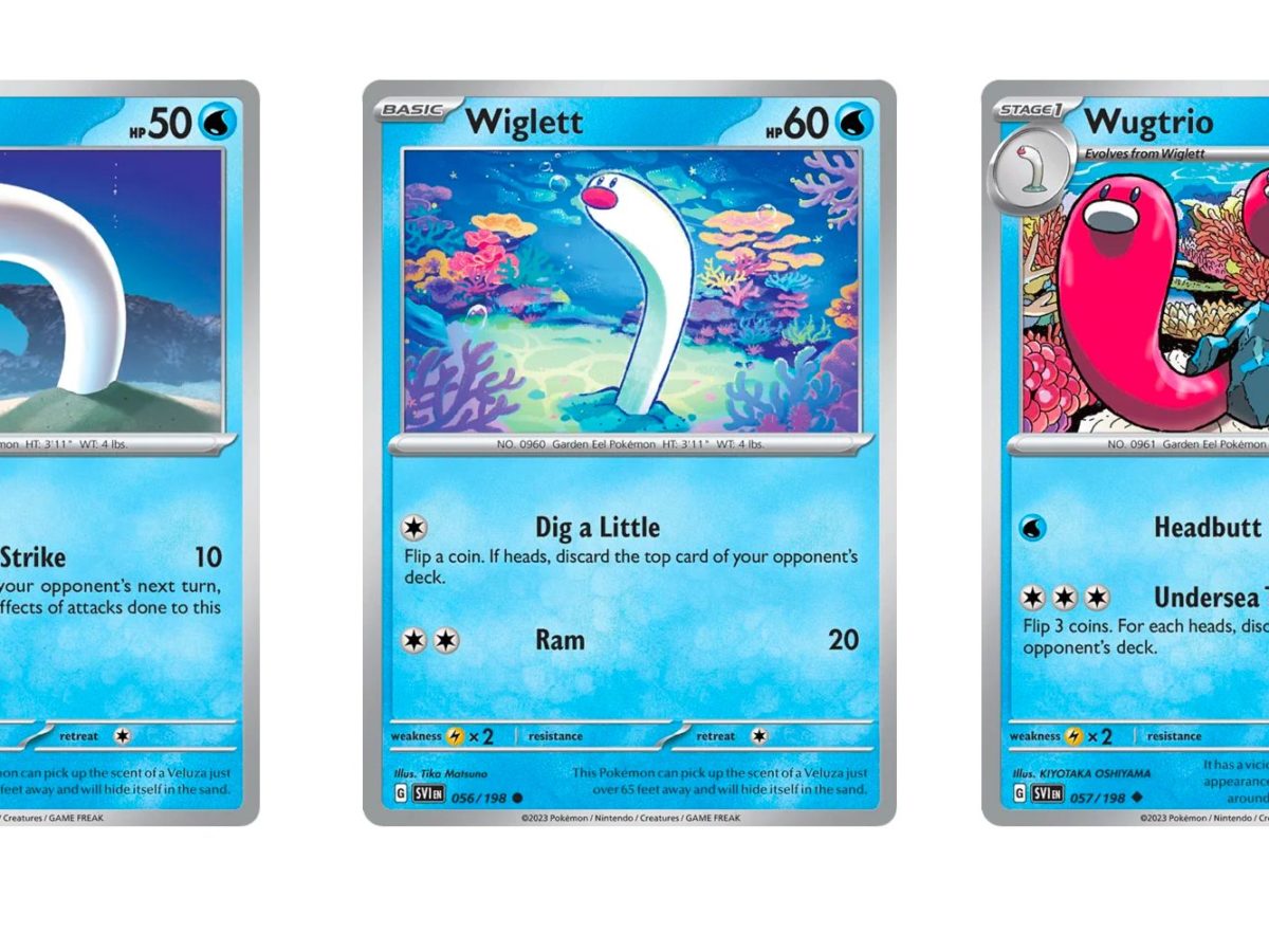 The Cards Of Pokmon TCG: Scarlet & Violet Part 12: Wiglett Line