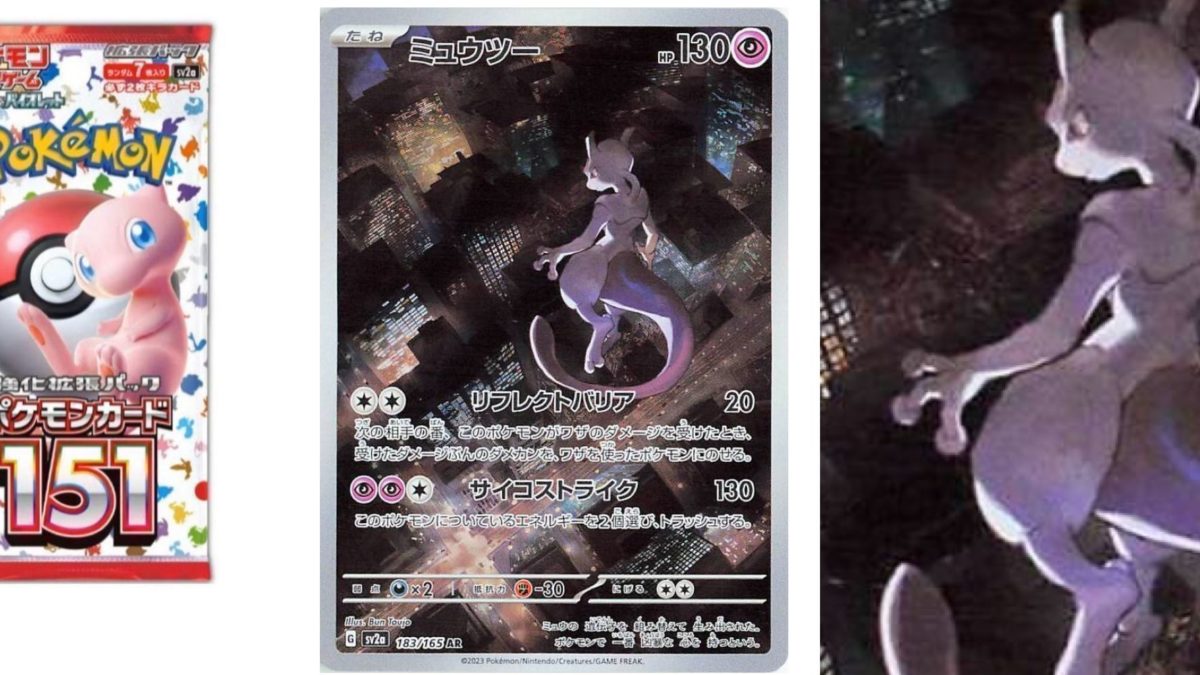 Pokmon TCG Reveals Pokmon Card 151: Mewtwo Illustration