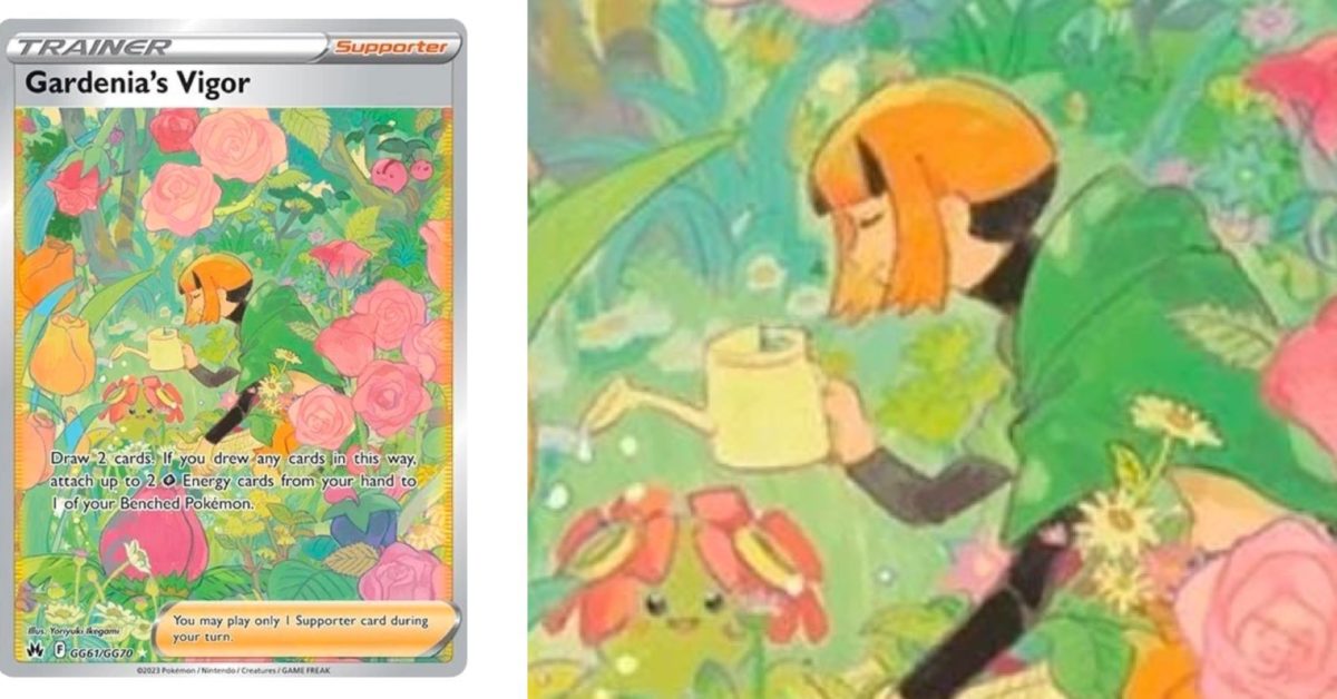 The Cards Of Pokémon TCG: Crown Zenith Part 71: Gardenia Illustration - Vimarsana News