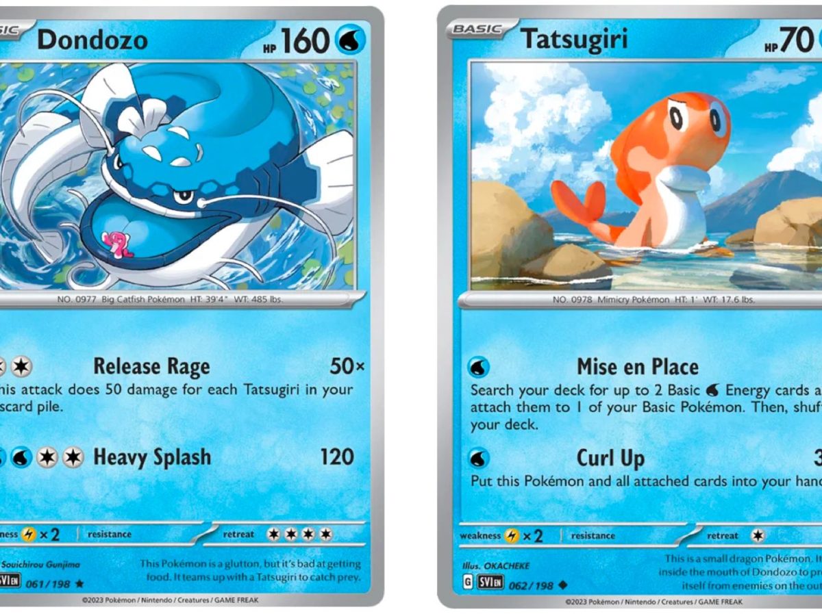 pokemon tcg foil cards Tatsugiri ex / Mint opened – Japan Pop Mart main image 1