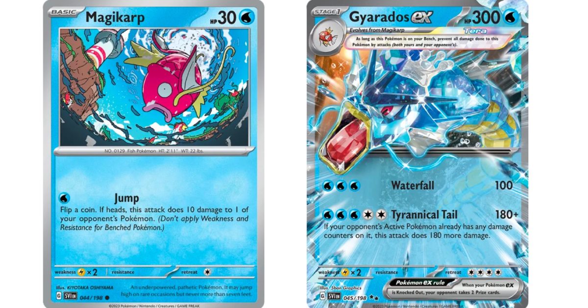 Tera Gyarados EX: Part 10 of Pokémon TCG’s Scarlet & Violet Card Series