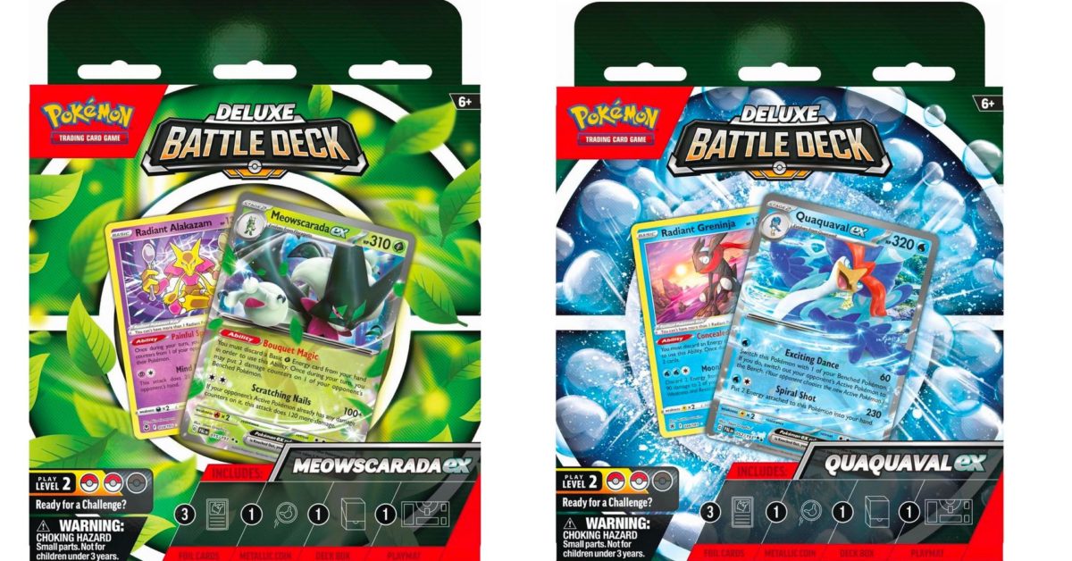 Ex-Pokémon TCG Deluxe Battle Decks: Quaquaval & Meowscarada