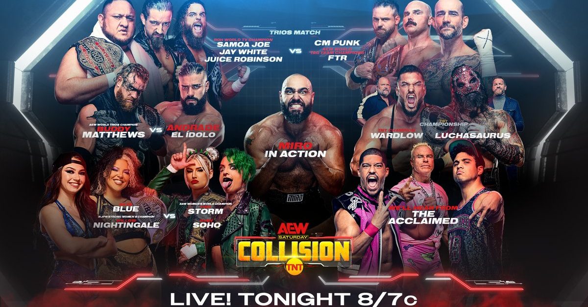 AEW Collision Preview CM Punk Returns in Huge WWE Betrayal