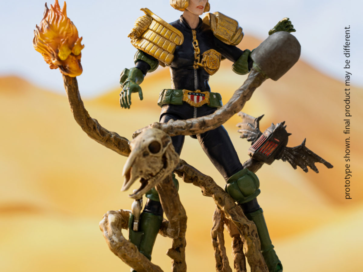 Judge Dredd - Judge Anderson Vs The Dark Judges - Hiya Toys 1/18 - Figurines Neuves