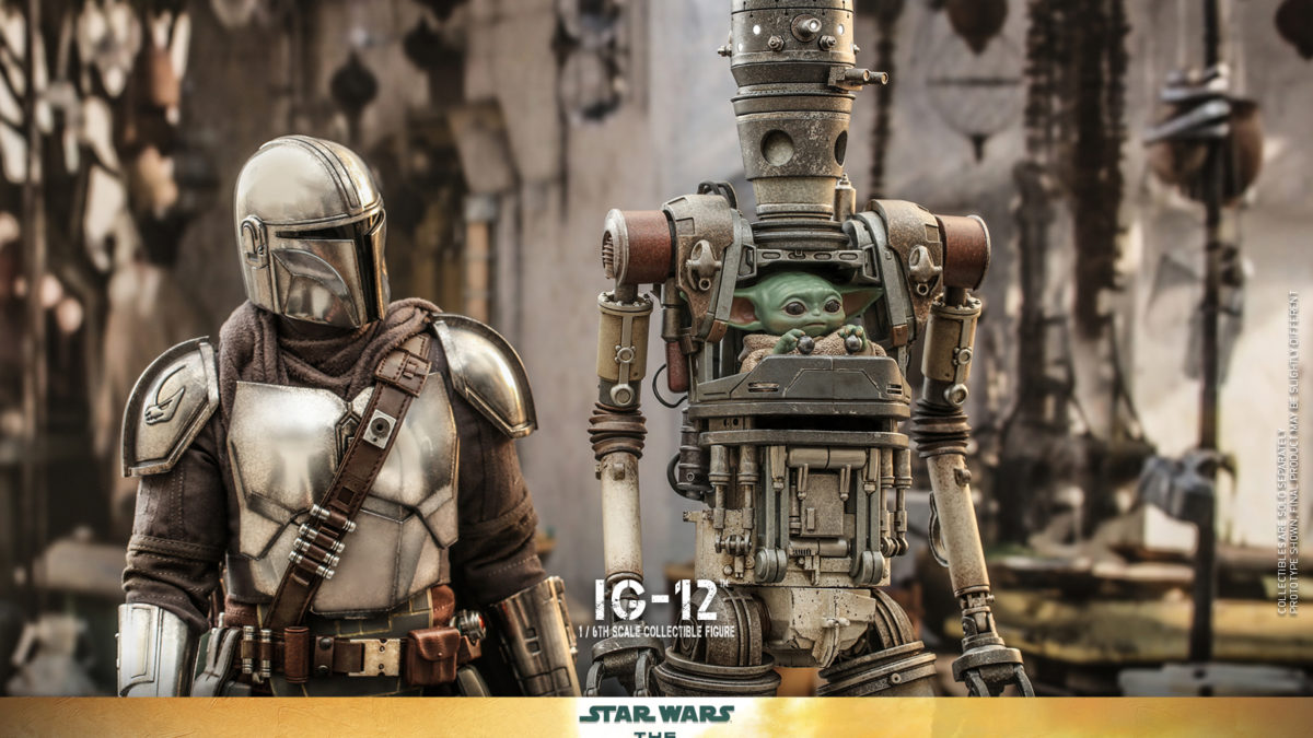 Hot Toys Announces Star Wars The Mandalorian 1/6 Scale IG-12 Figure