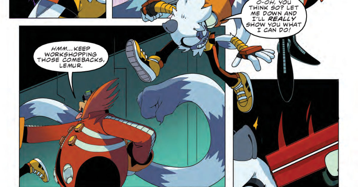 Sonic Issue 61 comic preview.