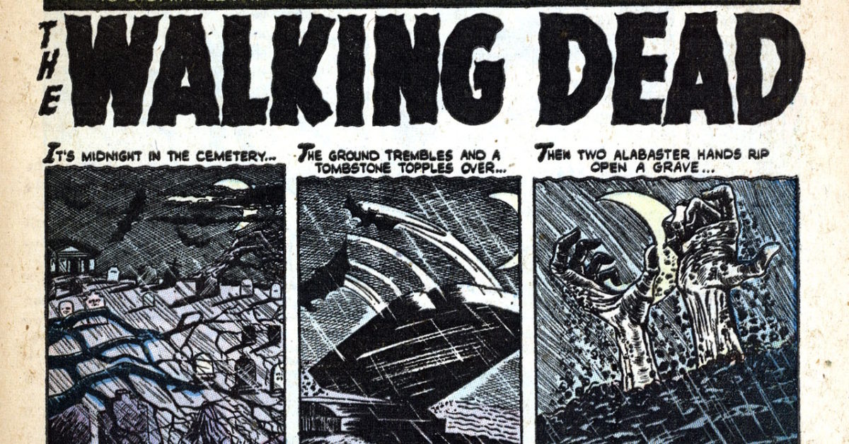 Marvel and Stan Lee Release Zombie Comic “The Walking Dead” in 1954