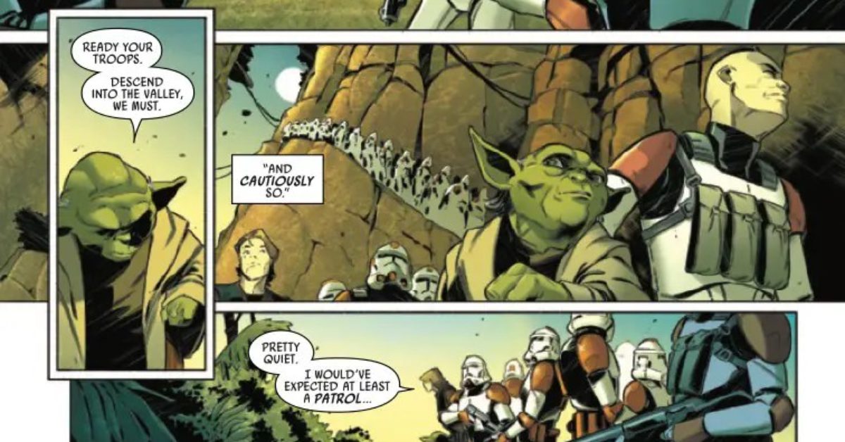 Preview for Yoda #8 in Star Wars: Collaboration with the Megadroid