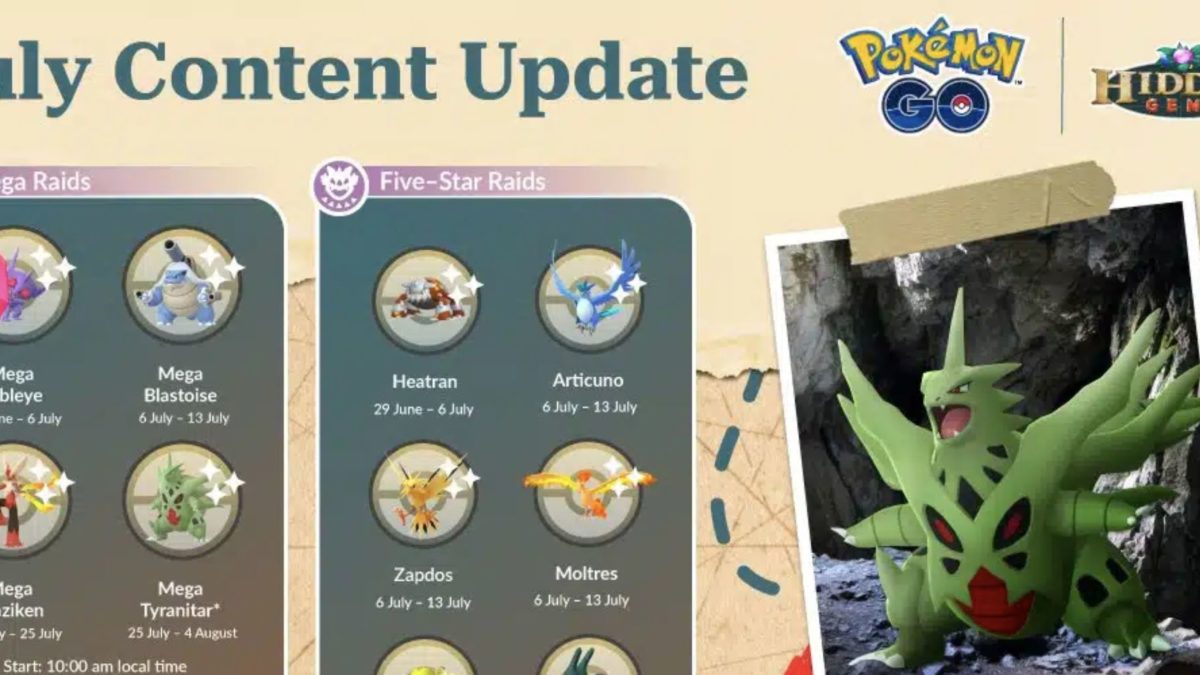 Tier Five And Mega Raids for November 2022 in Pokémon GO