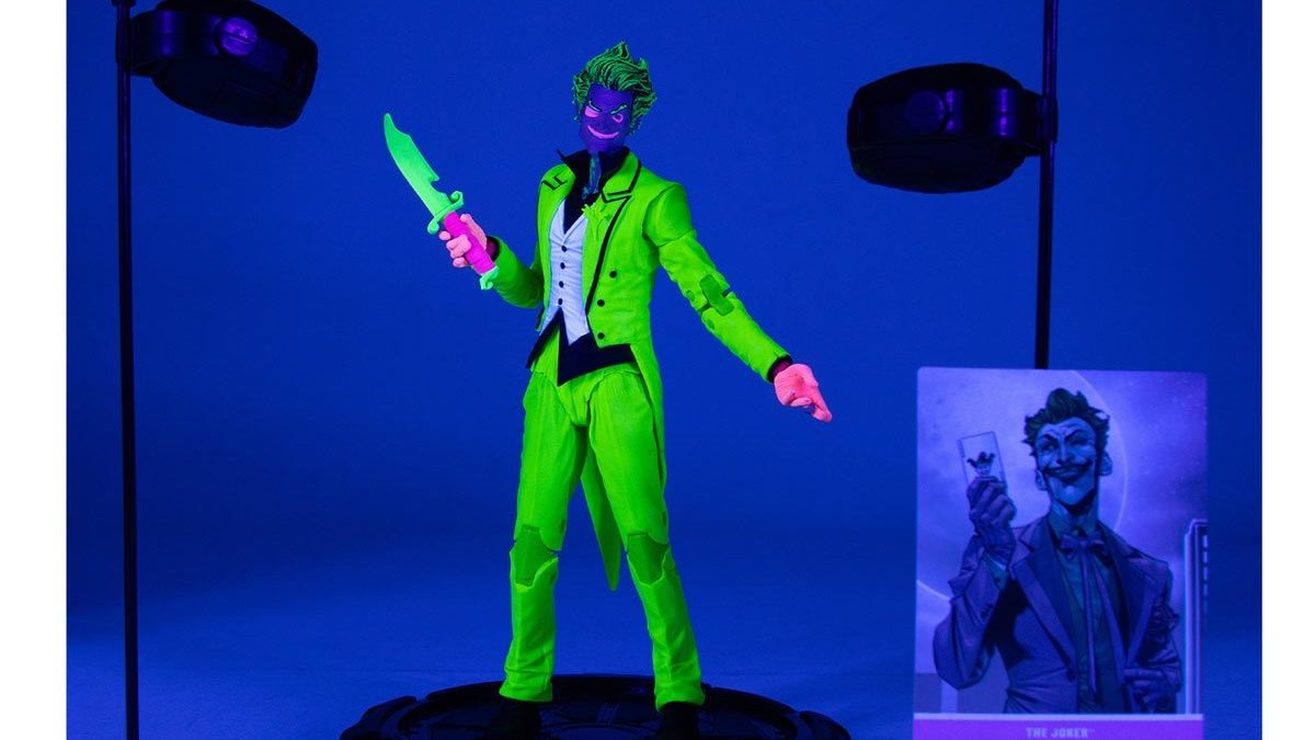 McFarlane Unveils 3,000 Piece Blacklight The Joker DC Comics