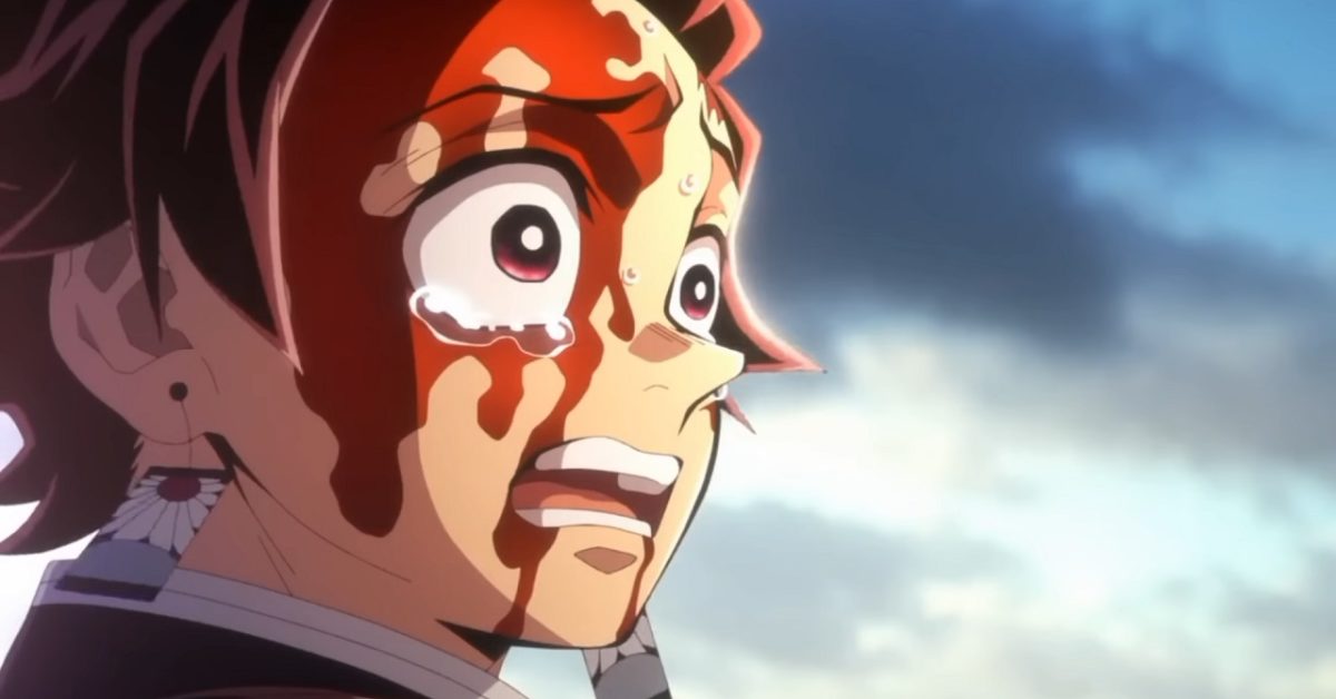 Tanjiro Angry Red Face GIF