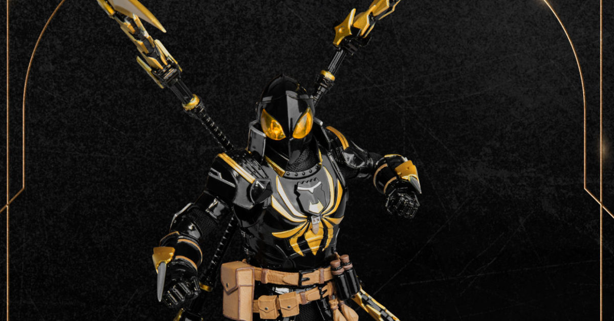 Beast Kingdom Unveils SDCC Medieval Knight Spider-Man Black & Gold