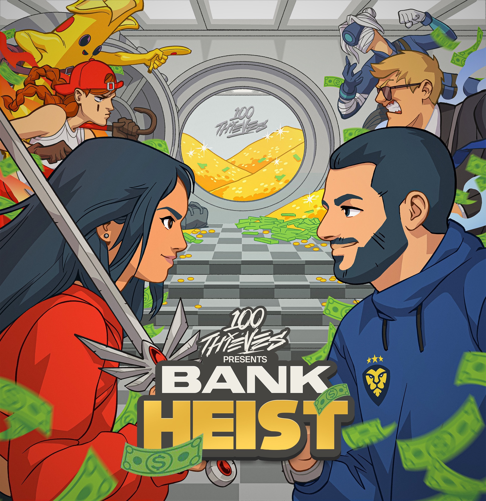 Bank Heist News Rumors And Information Bleeding Cool News Page 1   Bank Heist 100 Thieves Art 