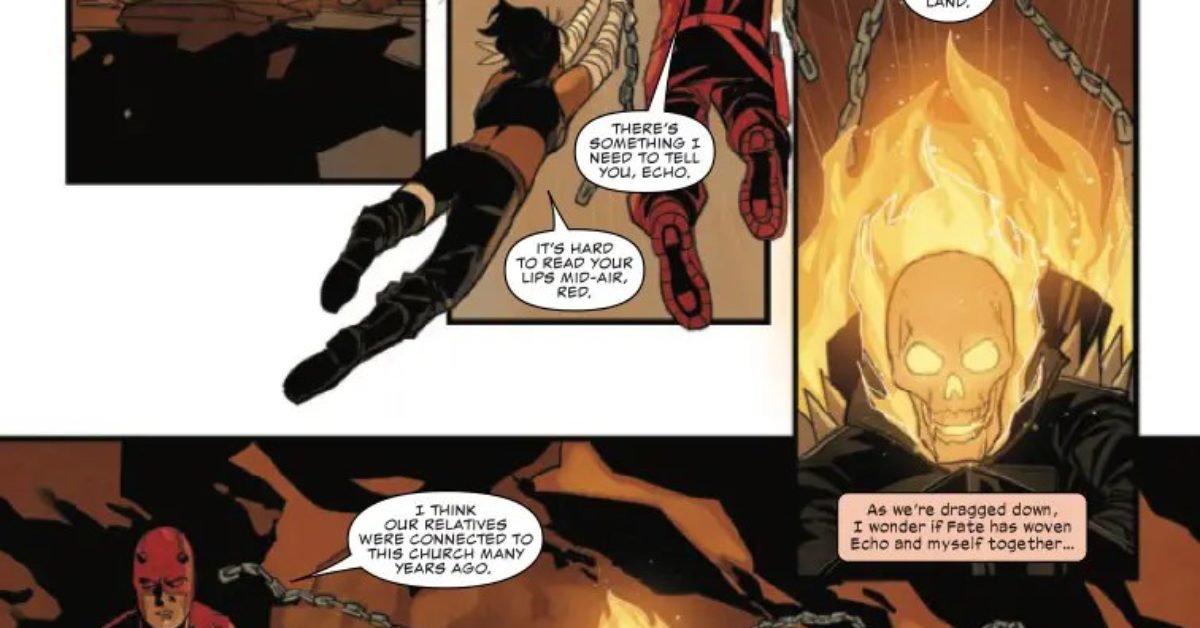 Preview of Daredevil and Echo #3: The Unexpected Encounter with Ghost Rider!