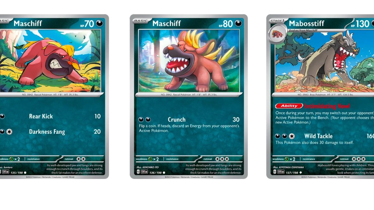 The Cards Of Pokmon TCG: Scarlet & Violet Part 32: Maschiff Line The Cards Of Pokmon TCG: Scarlet & Violet Part 32: Maschiff Line