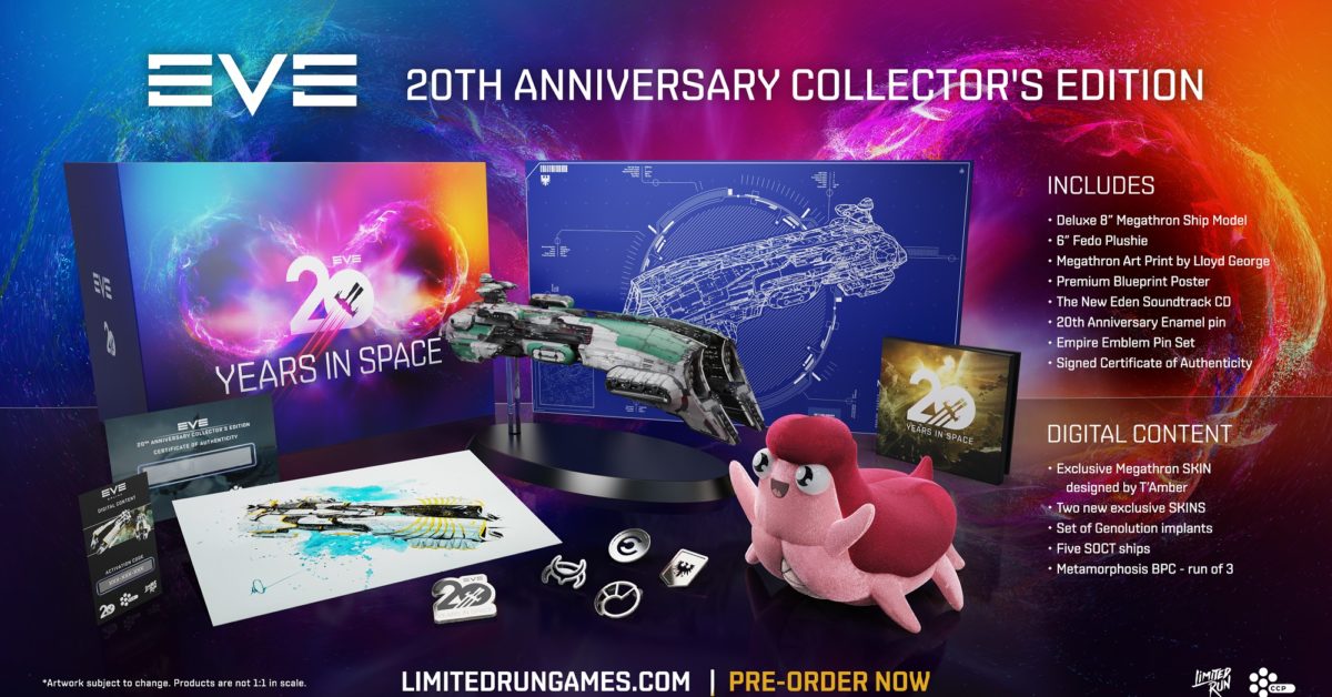 Announcing EVE Online’s Exclusive 20th Anniversary Collectors Edition!