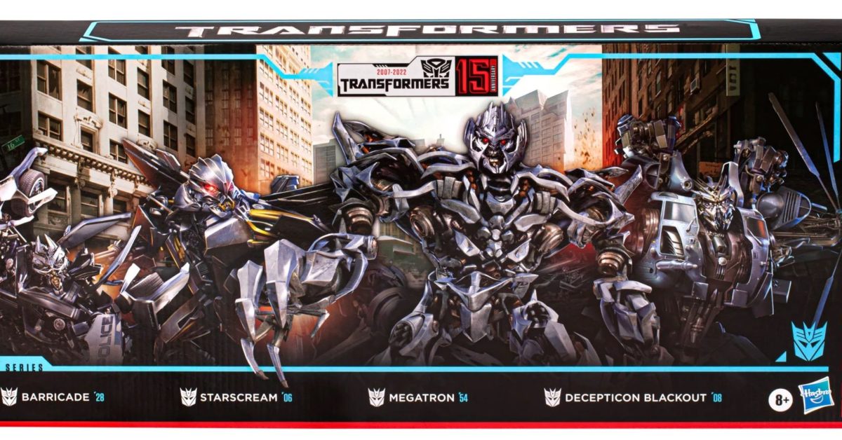 Debut of Decepticon Multipack in Celebration of Transformers (2008) 15th Anniversary