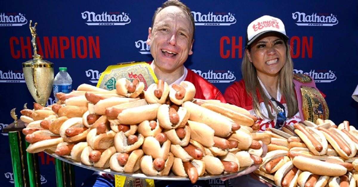 Hot DogEating Contest Sudo Defends; Weather Denies Joey Chestnut