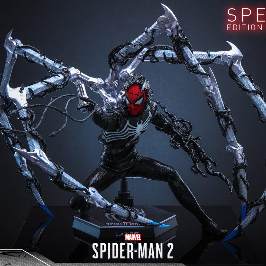 Marvel's Spider-Man 2 VGM56 Spider-Man (Black Suit) 1/6th Scale