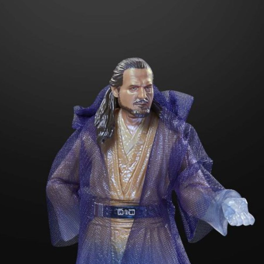 Star Wars Obi-Wan Kenobi: The Black Series Qui-Gon Jinn Force Spirit Kids  Toy Action Figure for Boys and Girls (9”) 