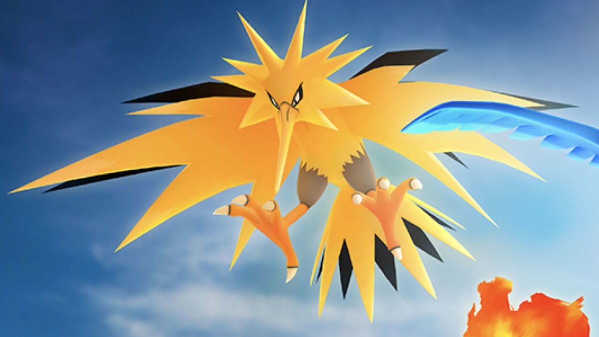 Zapdos Has Legacy Fast Attack Thunder Shock In Pokémon GO Raids