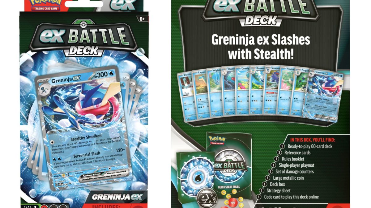 ex Battle Decks Featuring Kangaskhan ex and Greninja ex Revealed for  October! 