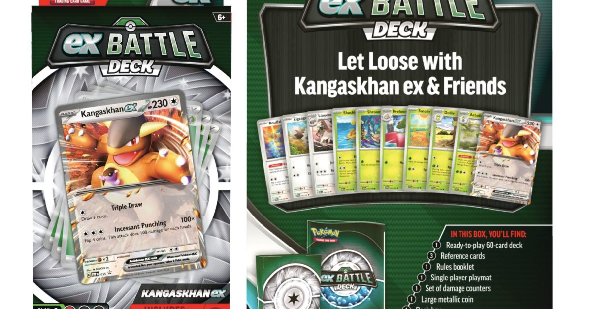 Pokémon TCG To Release Kangaskhan Ex Battle Deck