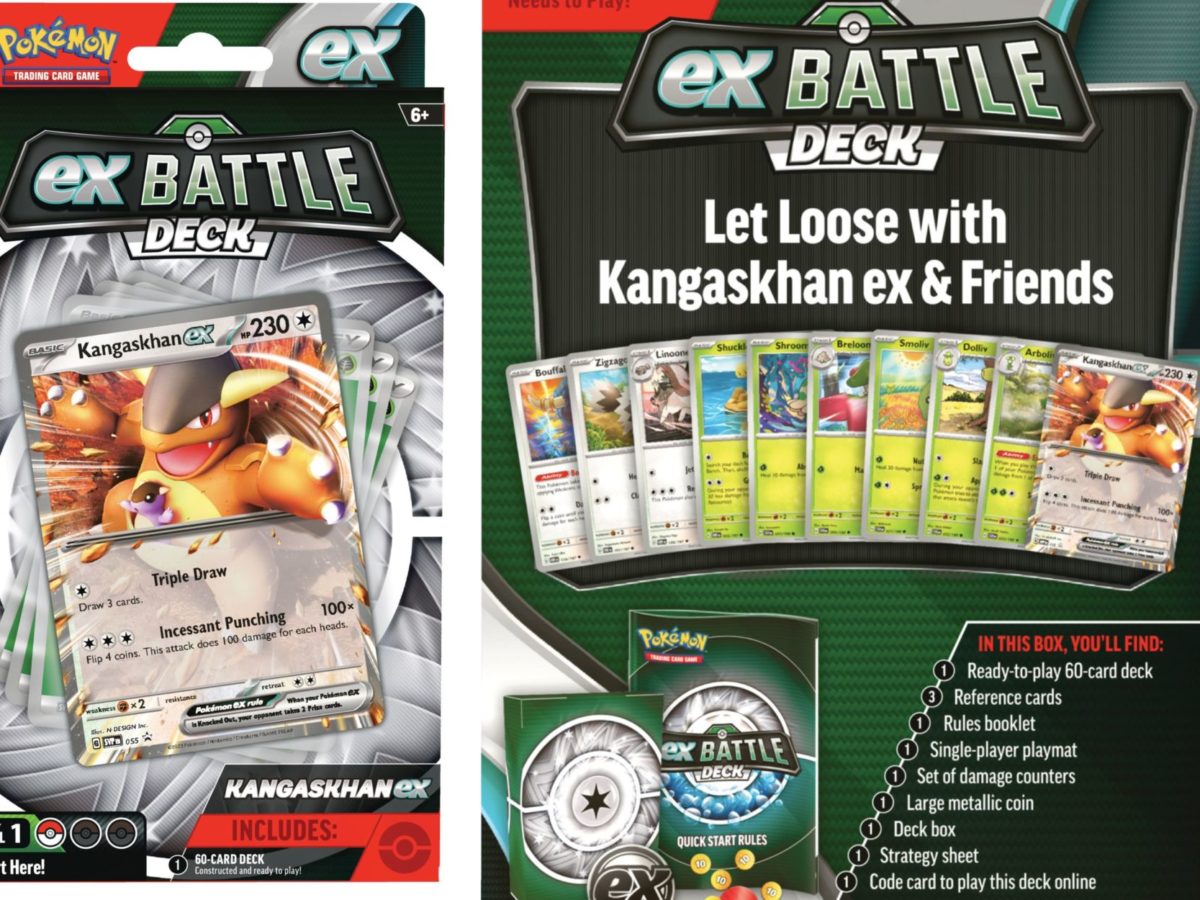 ex Battle Decks Featuring Kangaskhan ex and Greninja ex Revealed for  October! 