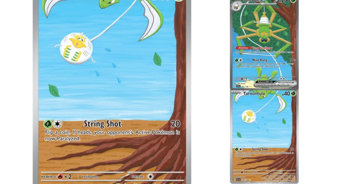 Tarantula Illustration: Pokémon TCG Cards of Scarlet & Violet Part 42