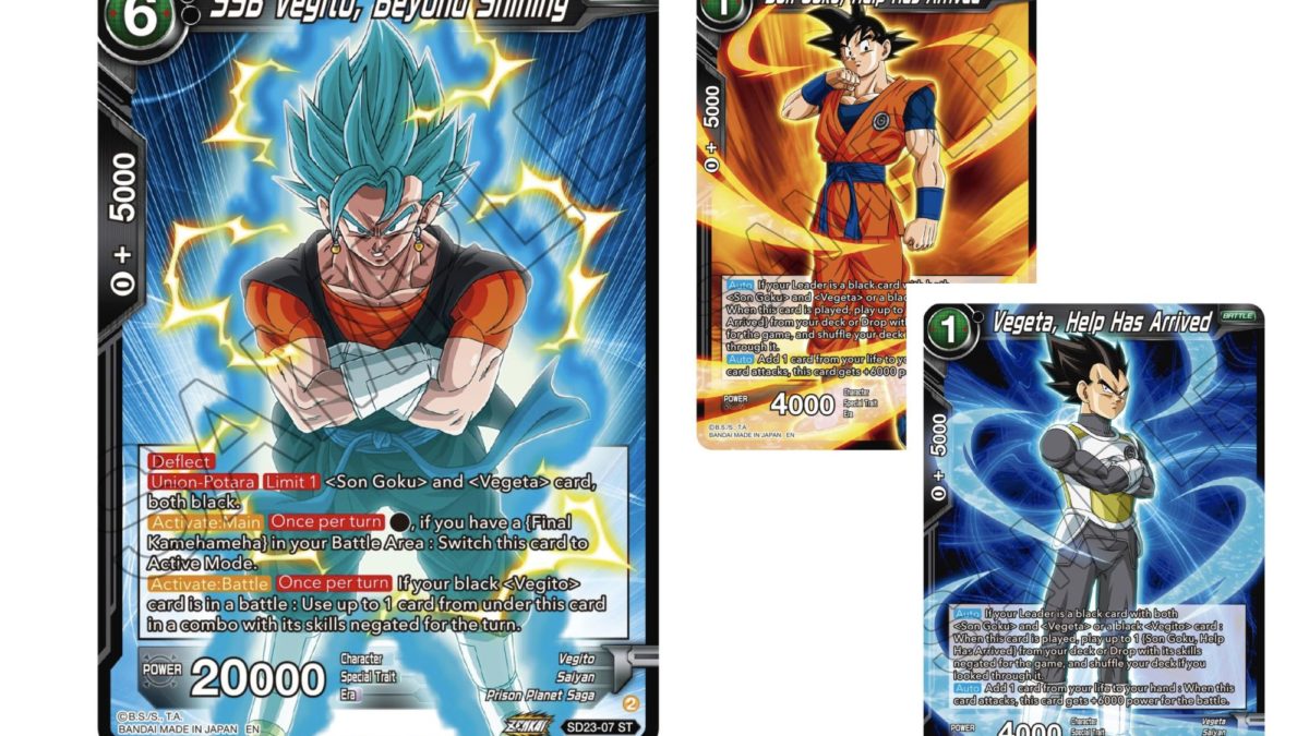 Dragon Ball Super Reveals Ultimate Deck 2023: Goku Black Leader