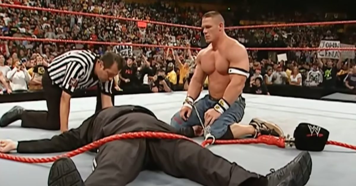 John Cena Gives a Shout-Out to Tonight’s Epic Blood and Guts Showdown!