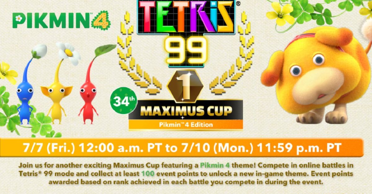 Pikmin Takes Center Stage As The Latest Tetris Maximus Cup