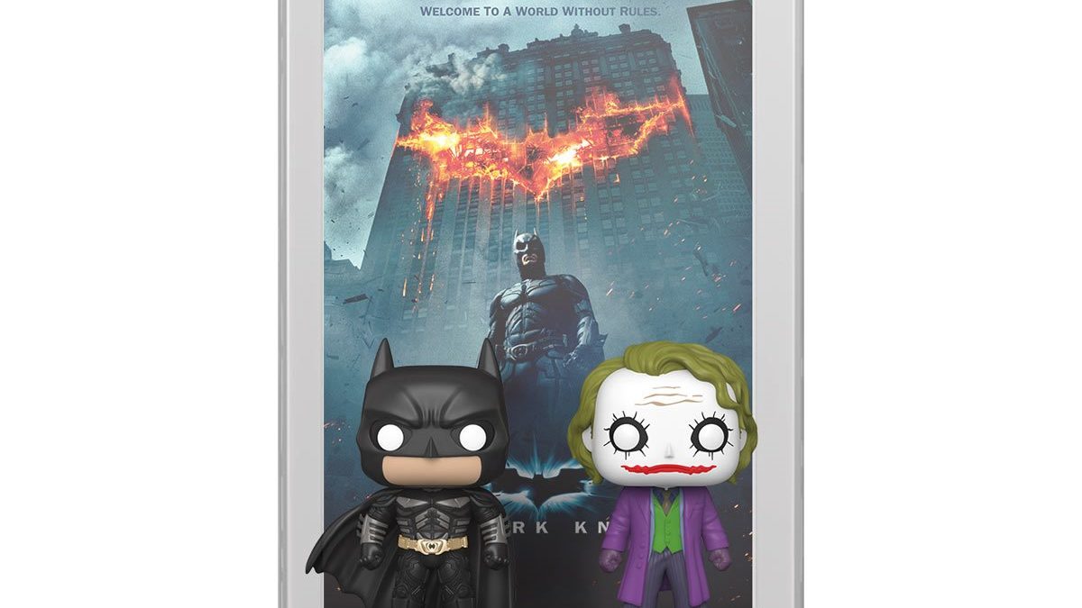 Funko POP! Movie Poster: The Dark Knight Batman and The Joker Vinyl Figure  2-Pack Set with Poster