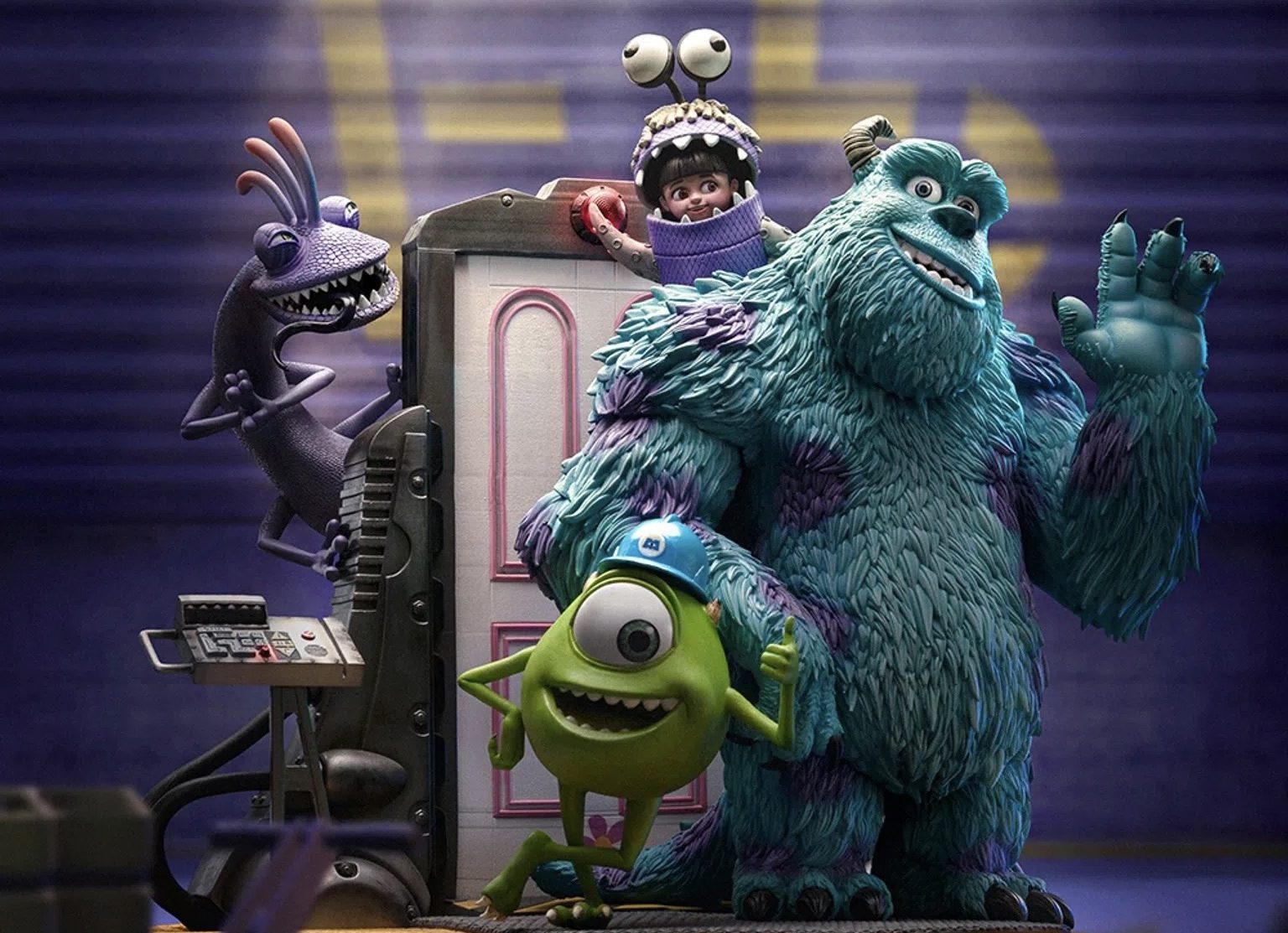 Beast-Kingdom USA  MC-042 Monsters, Inc. Master Craft James P. Sullivan &  Mike Wazowski