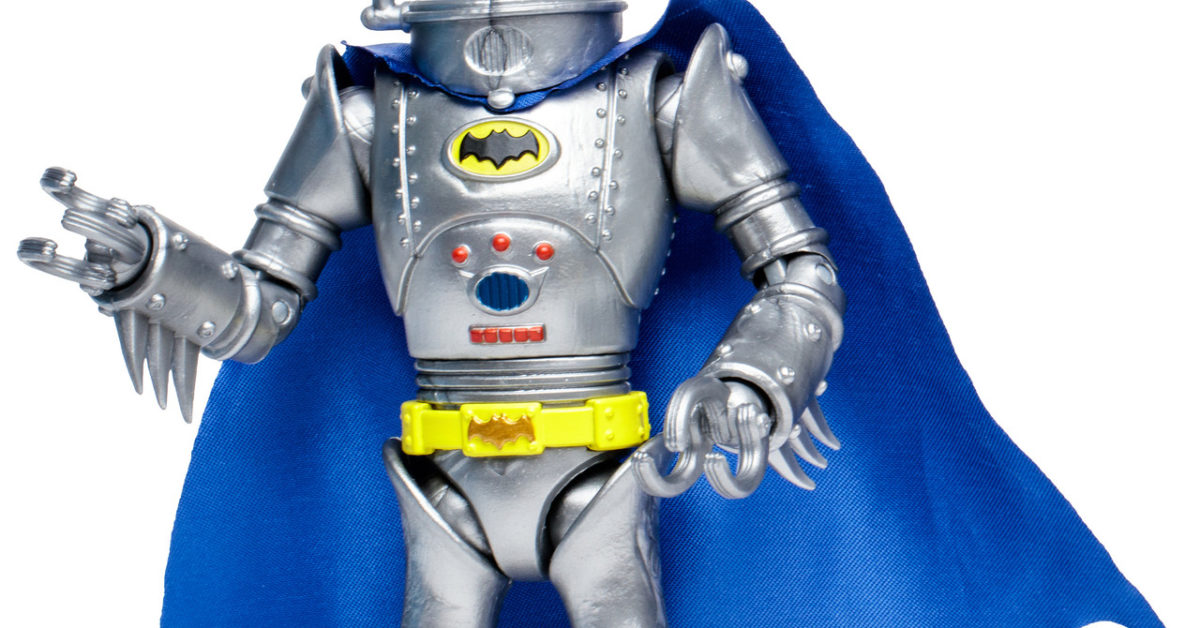 Robot Batman Brings the Metal to McFarlane’s Batman 66’ Retro Line
