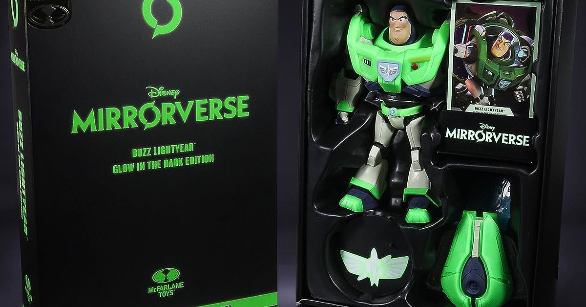 McFarlane Toys Unveils Mirrorverse Glow-in-The-Dark Buzz Lightyear
