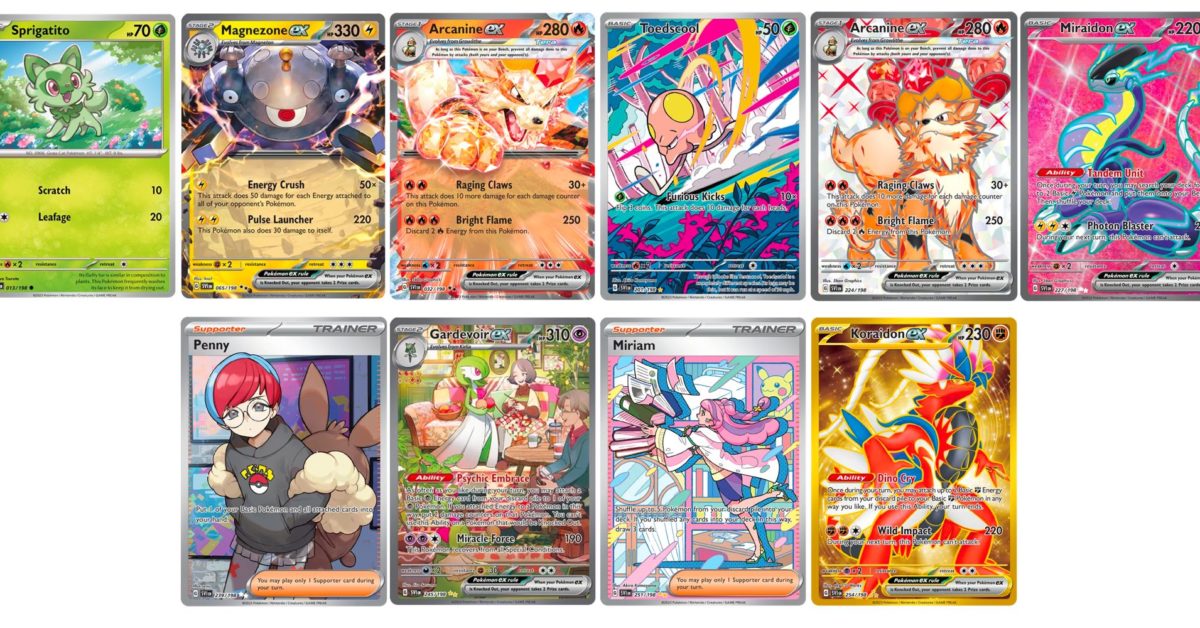 Cards Of Pokémon TCG: Scarlet & Violet – Complete Set Review