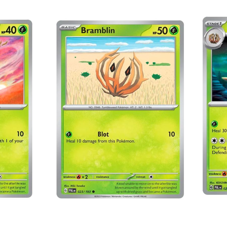 Pokemon - Bramblin 198/193 - Paldea Evolved - Illustrazione Rara - Carta d'arte alternativa