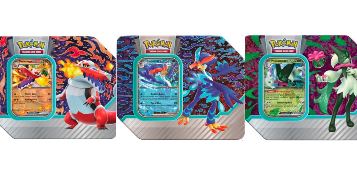 New Paldea Partner Tins Come To The Pokémon TCG This Week