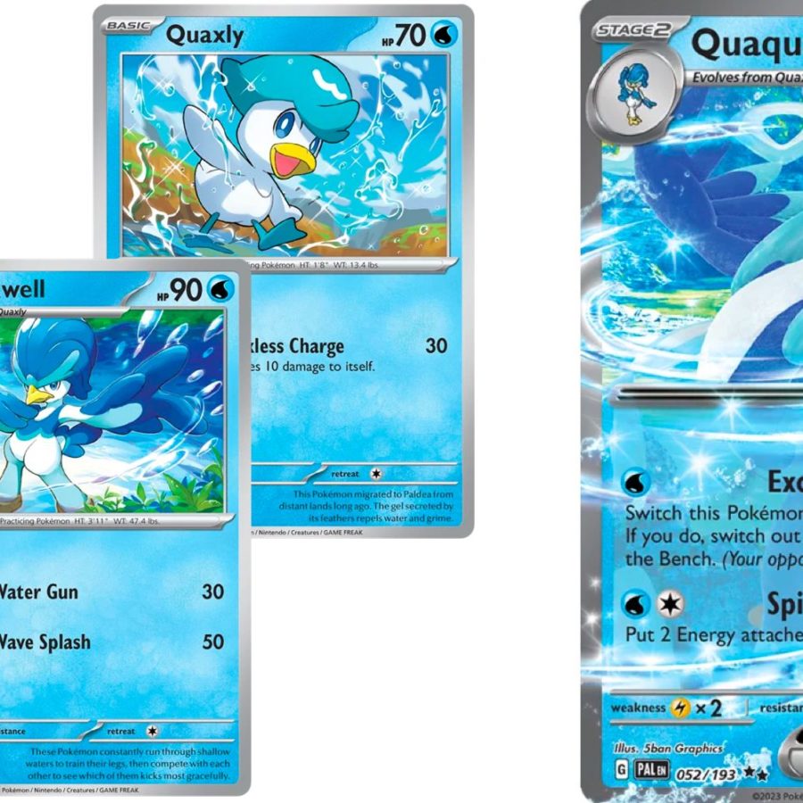 The Cards Of Pokmon TCG: Paldea Evolved Part 12: Quaxly Line