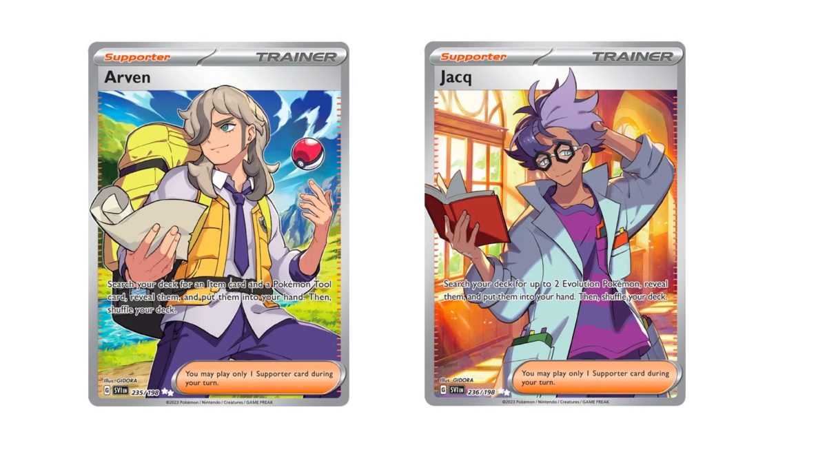 The Cards Of Pokmon TCG: Scarlet & Violet Part 55: Arven & Jacq