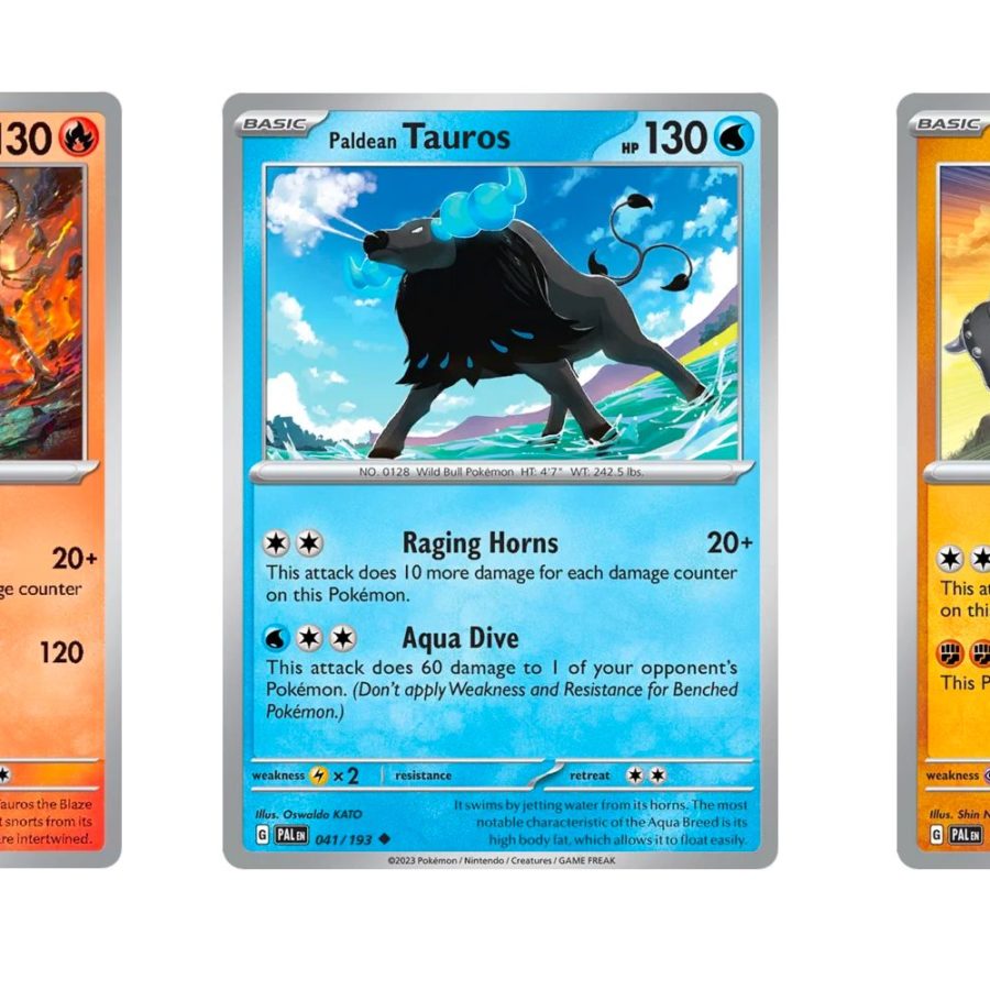 pokemon tauros card Paldean Tauros (101/191) main image 0