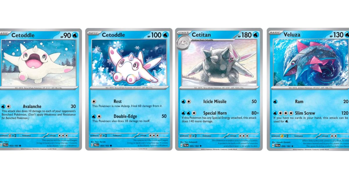 The Cards Of Pokémon TCG: Paldea Evolved Part 13: Cetoddle Line