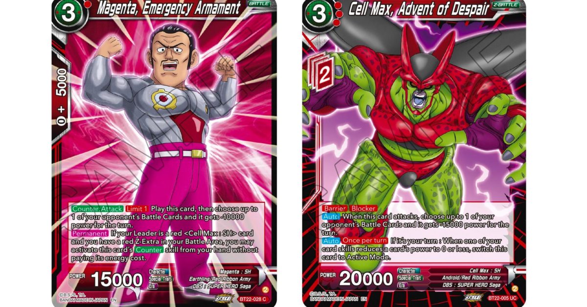 Dragon Ball Super Reveals Critical Blow: Magenta & Cell Max