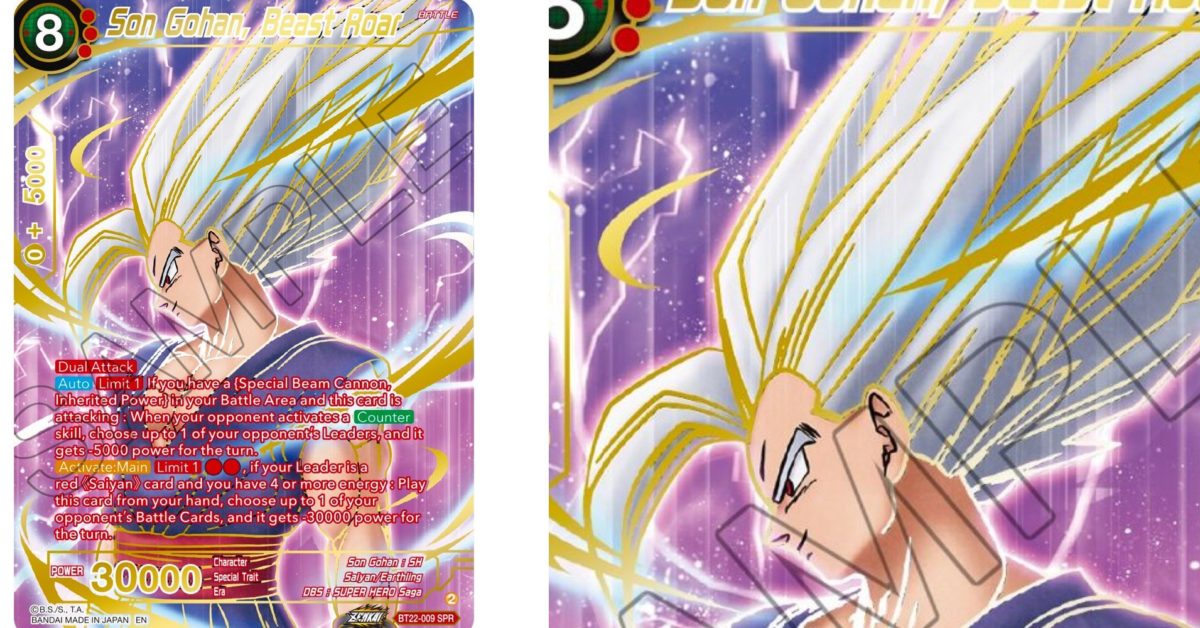 Dragon Ball Super Reveals Critical Blow: Gohan Beast SPR