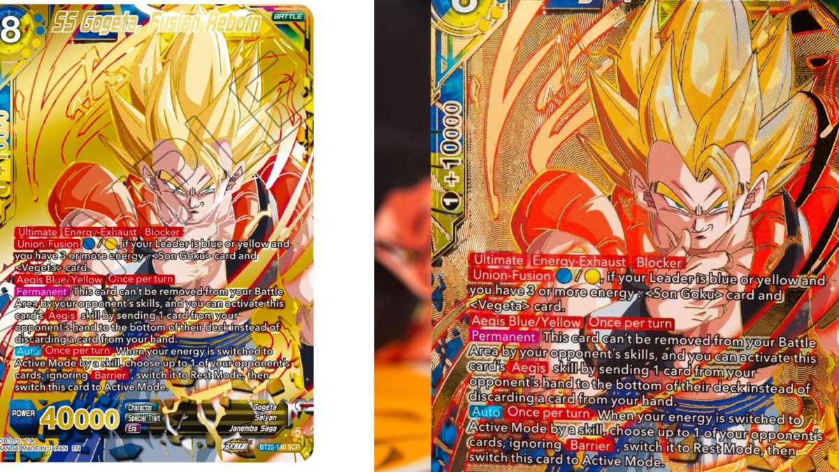 Dragon Ball Super Reveals Critical Blow: Gogeta Secret Rare Dragon Ball Super Reveals Critical Blow: Gogeta Secret Rare