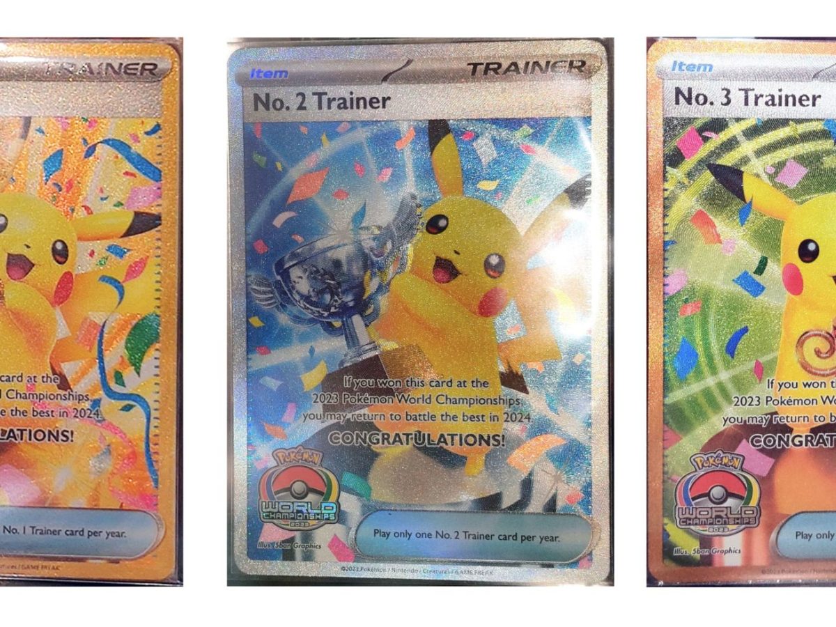  Pokemon World Championship Collectible Cards