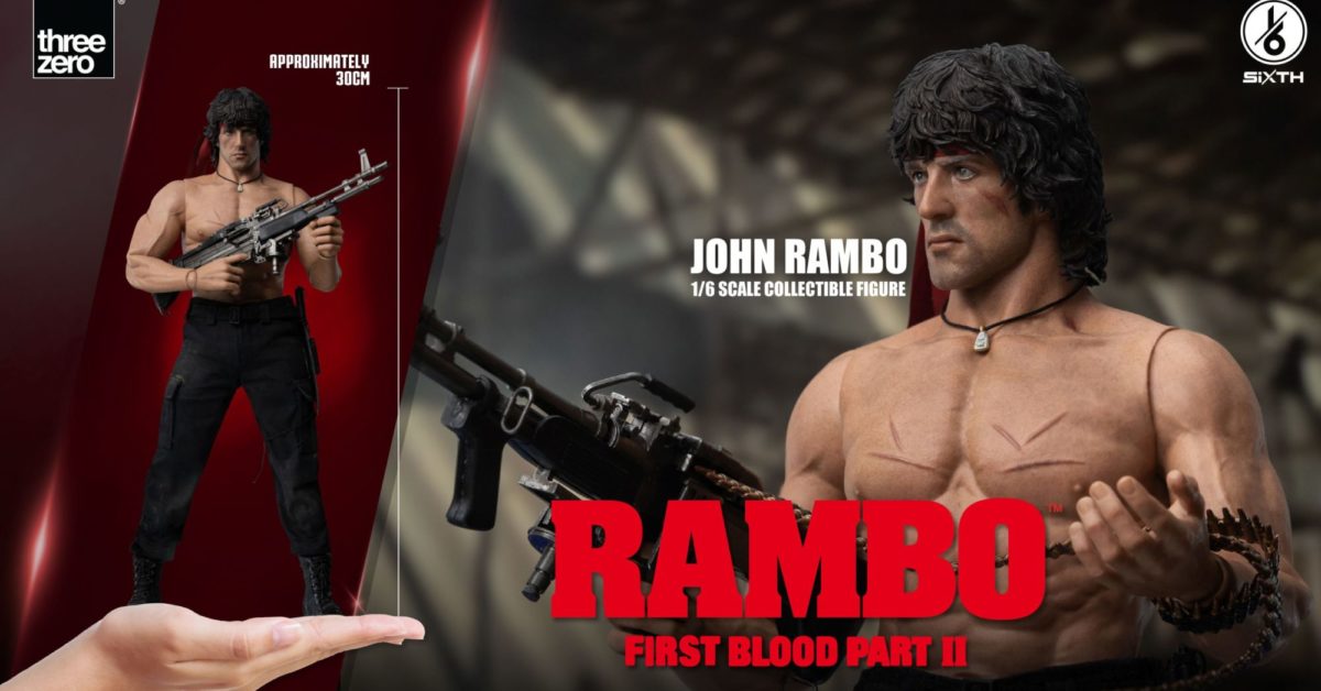 Rambo: First Blood Part II 1/6 Figure Coming Soon from threezero