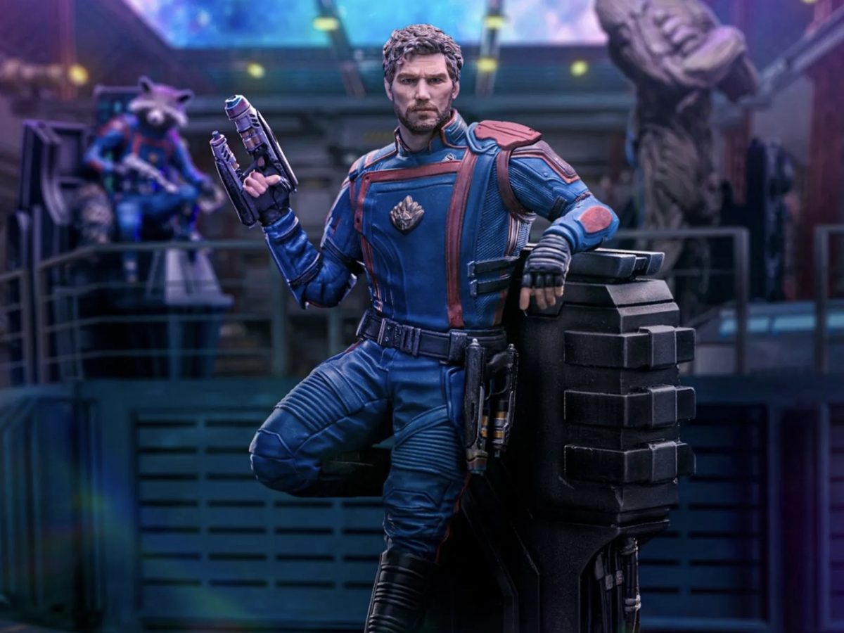 Star-Lord Leads the Guardians of the Galaxy with Iron Studios